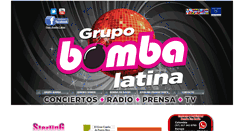 Desktop Screenshot of grupobombalatina.com