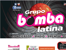 Tablet Screenshot of grupobombalatina.com